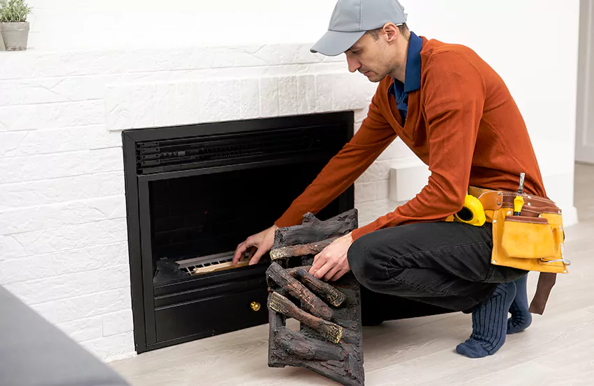 Wood Fireplace Repair in Montebello