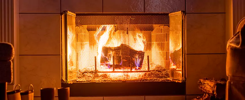 Mendota Hearth Landscape Fireplace Installation in Montebello, California