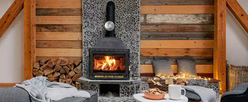 Thelin Hearth Products Direct Vent Gas Stove Fireplace Inspection in Montebello, California